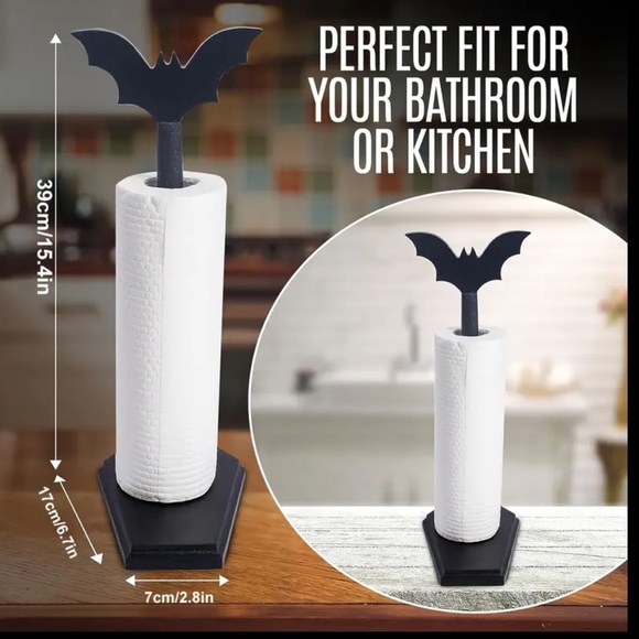 Black Bat Paper Towel Holder (Brand new) - Picture 3 of 3
